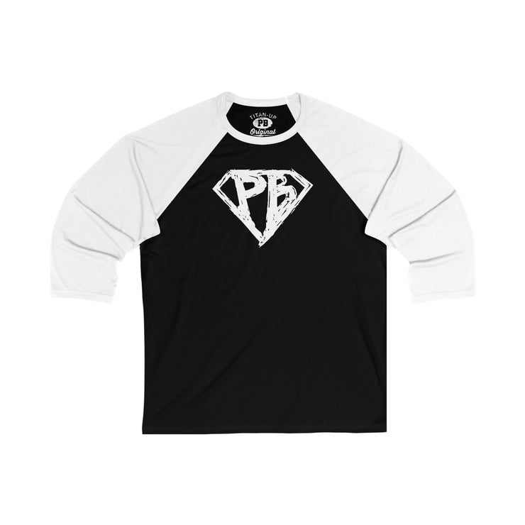 Power Bodybuilding Raglan Black/White