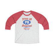 Titan Up Original 3\4 Raglan Tee Red/Blue