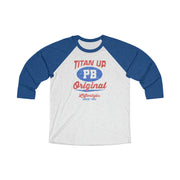 Titan Up Original 3\4 Raglan Tee Red/Blue