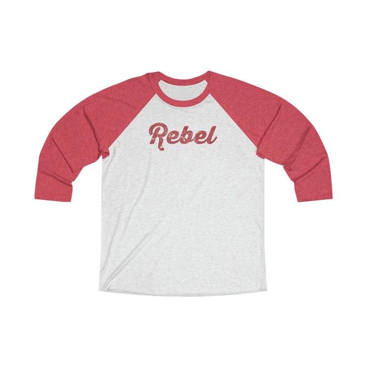 Rebel 3\4 Raglan Tee Blue/Red